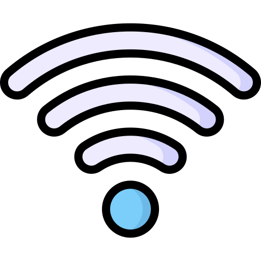 wi-fi bqlqn Lineal Color ikona