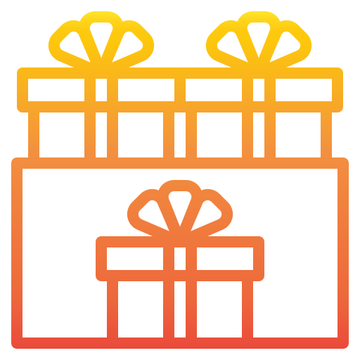 Giftboxes Catkuro Gradient icon