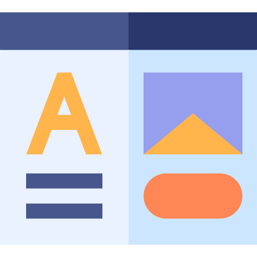 webdesign Basic Straight Flat icoon