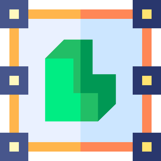 logo Basic Straight Flat icono