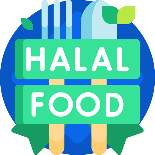 halal Detailed Flat Circular Flat ikona