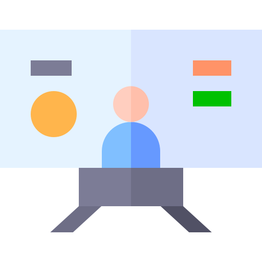 インターフェース Basic Straight Flat icon
