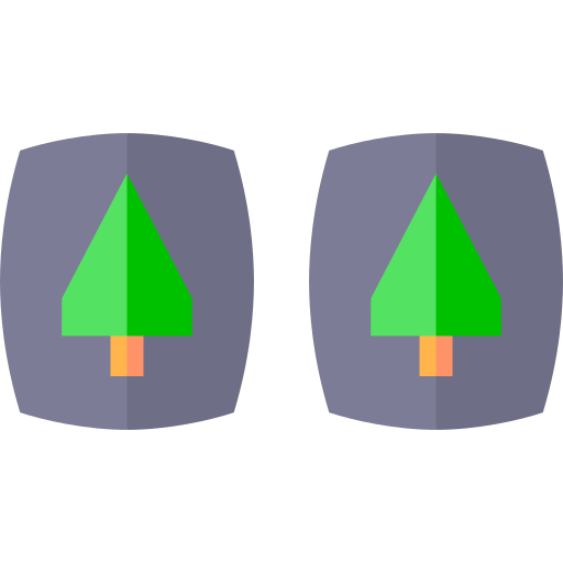Dual vision Basic Straight Flat icon