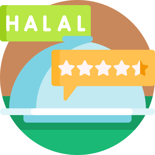 halal Detailed Flat Circular Flat ikona