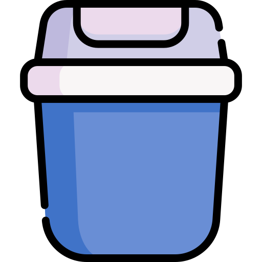 Trash bin Special Lineal color icon