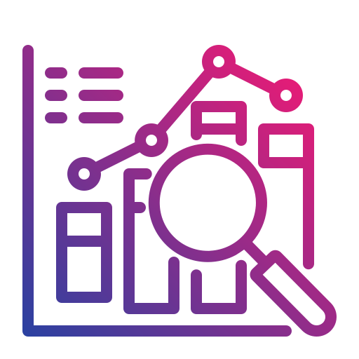 statistiche della barra Generic Gradient icona