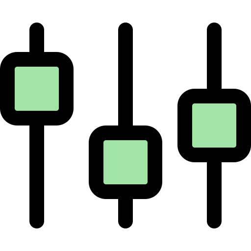 Equalizer Generic Outline Color icon