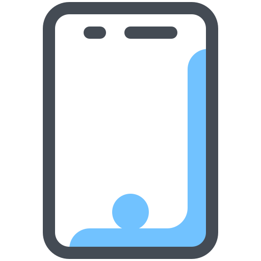 smartphone Generic Blue icoon