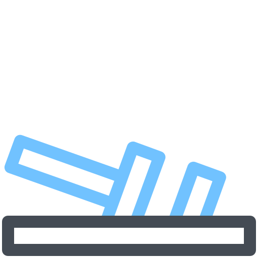 サンダル Generic Blue icon