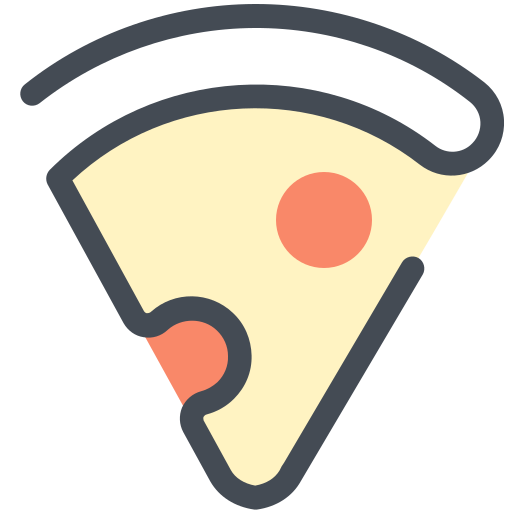 pizza Sergei Kokota Lineal Color Icône