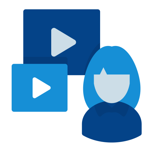 e-learning Generic Blue icon