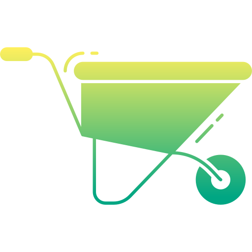 Wheelbarrow Generic Flat Gradient icon