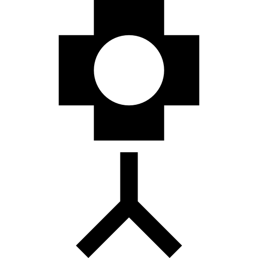 scheinwerfer Basic Straight Filled icon