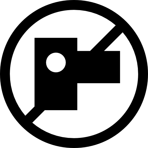 kamera Basic Straight Filled ikona