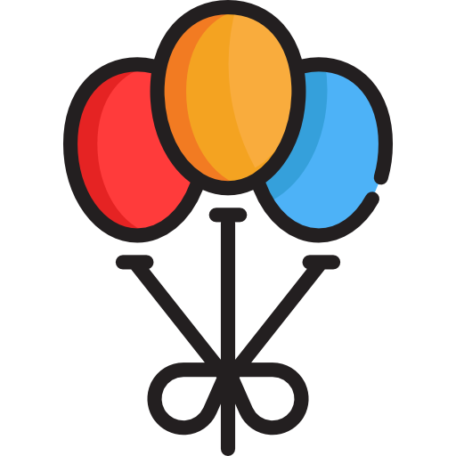 Balloons Special Lineal color icon