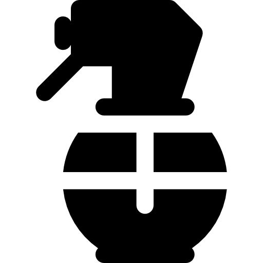 botella de spray Basic Rounded Filled icono