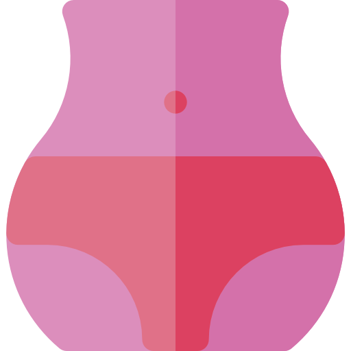 ombligo Basic Rounded Flat icono