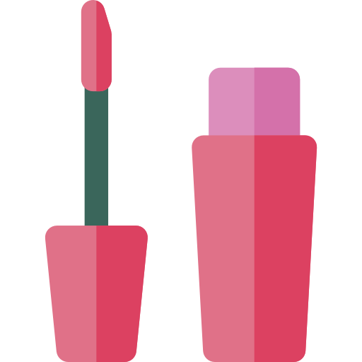 maquillaje Basic Rounded Flat icono
