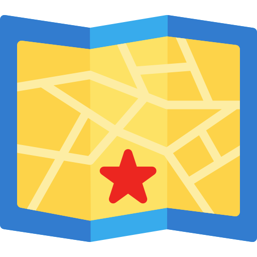 mapa Special Flat ikona