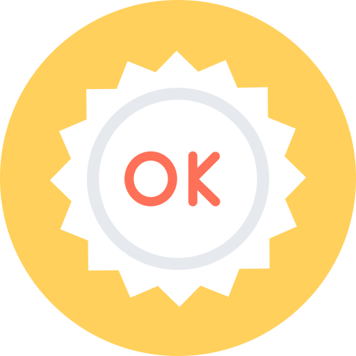Badge Flat Color Circular icon