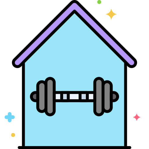 fitness Flaticons Lineal Color icona