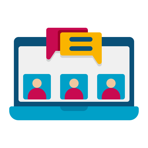 online-meeting Flaticons Flat icon