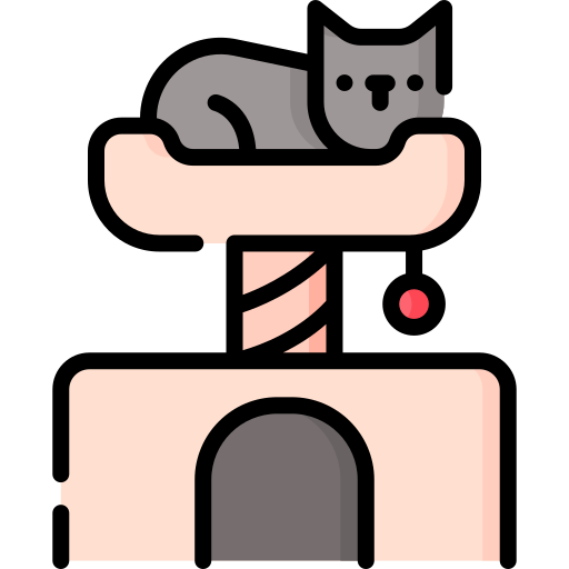 casa del gatto Special Lineal color icona