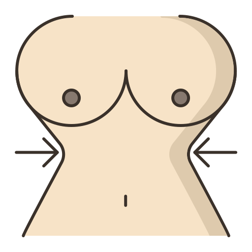 인간의 몸 Flaticons Lineal Color icon