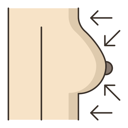 Реконструкция груди Flaticons Lineal Color иконка