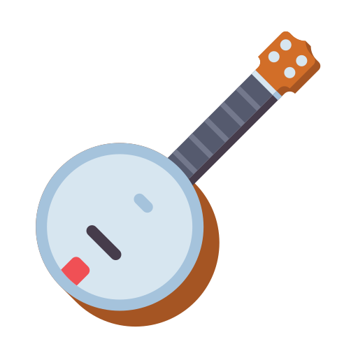 banjo Flaticons Flat icona