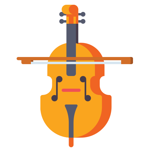 violoncelo Flaticons Flat Ícone