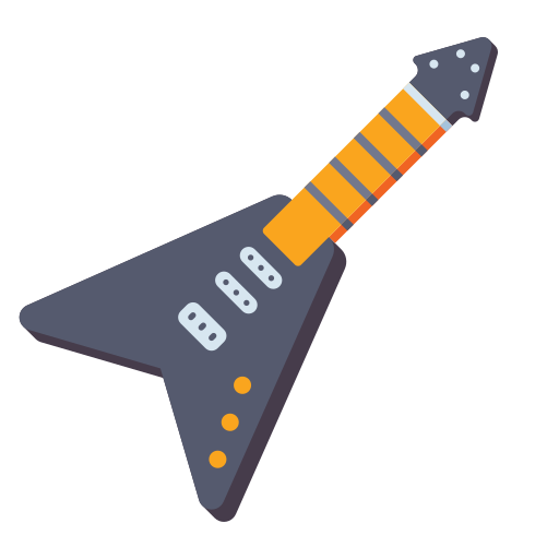 Electric guitar Flaticons Flat icon