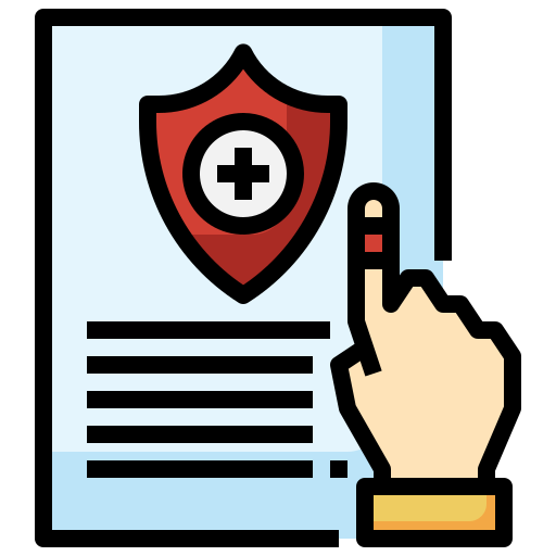 Health insurance Surang Lineal Color icon