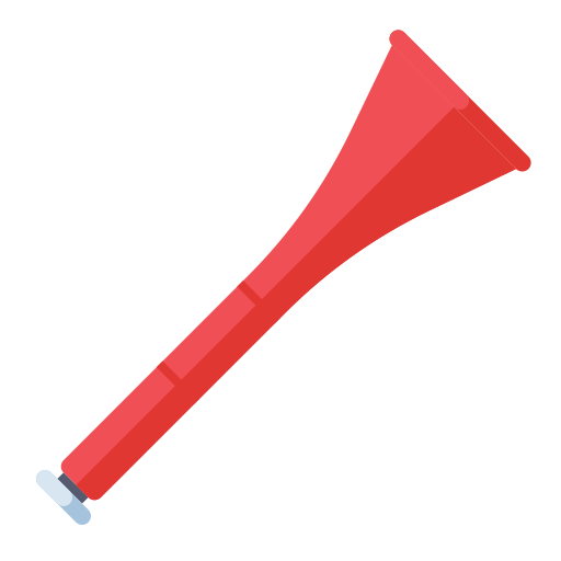 vuvuzela Flaticons Flat Ícone
