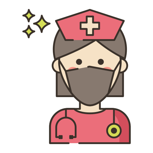 krankenschwestern Flaticons Lineal Color icon