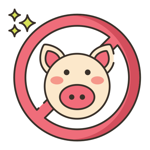 Свинина Flaticons Lineal Color иконка