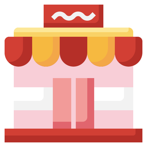 Grocery store Surang Flat icon