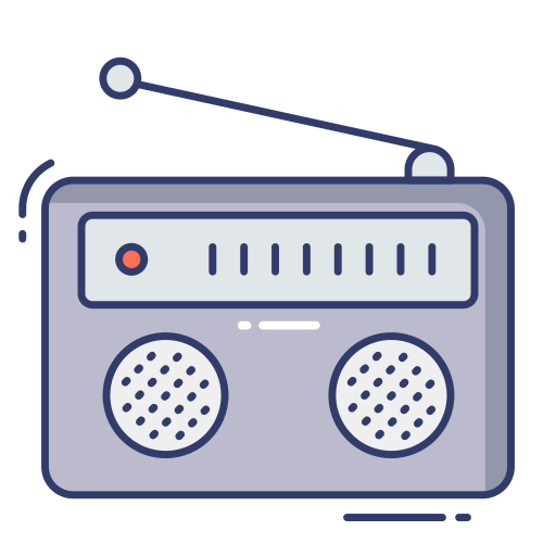 radio Dinosoft Lineal Color Icône