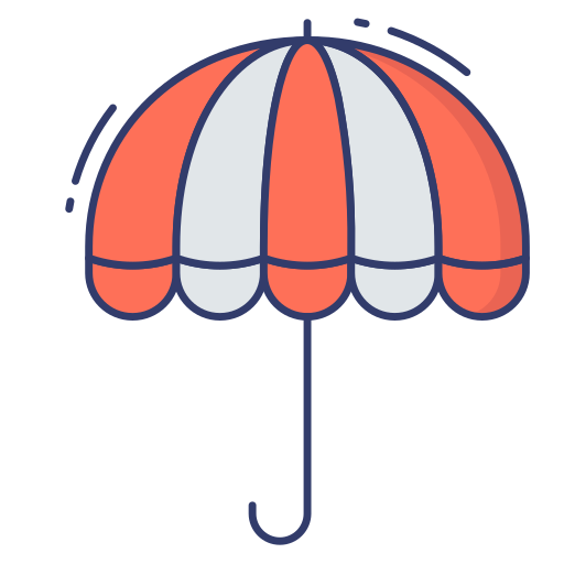 paraplu Dinosoft Lineal Color icoon