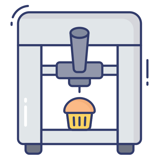 Cup cake Dinosoft Lineal Color icon