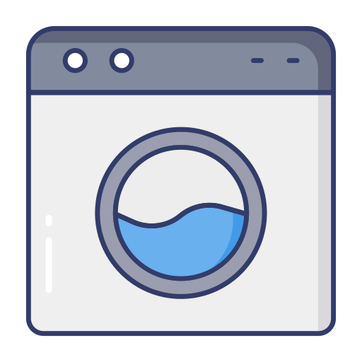 Washing machine Dinosoft Lineal Color icon