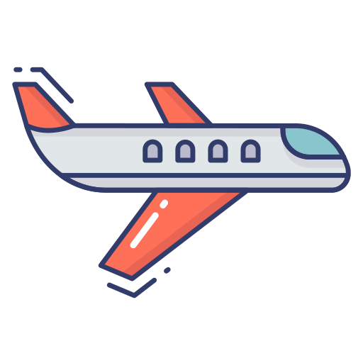 vliegtuig Dinosoft Lineal Color icoon