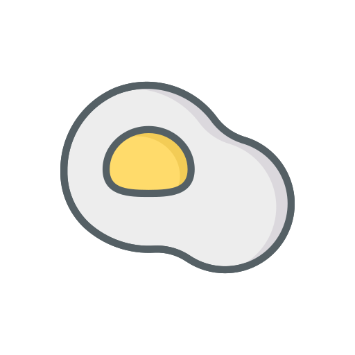 계란 후라이 Dinosoft Lineal Color icon