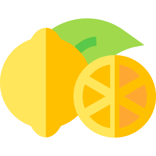 Lemon Basic Straight Flat icon