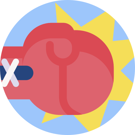 guante de boxeo Detailed Flat Circular Flat icono