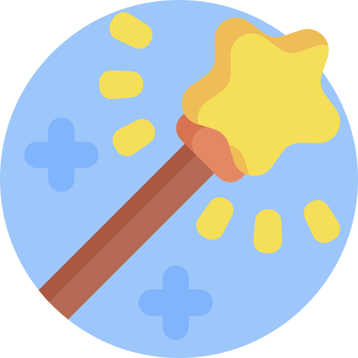 魔法の杖 Detailed Flat Circular Flat icon