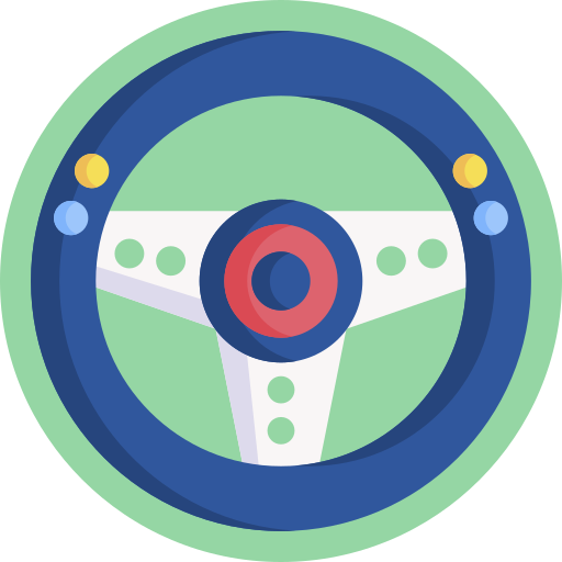 stuur Detailed Flat Circular Flat icoon