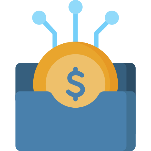 digitale geldbörse Special Flat icon