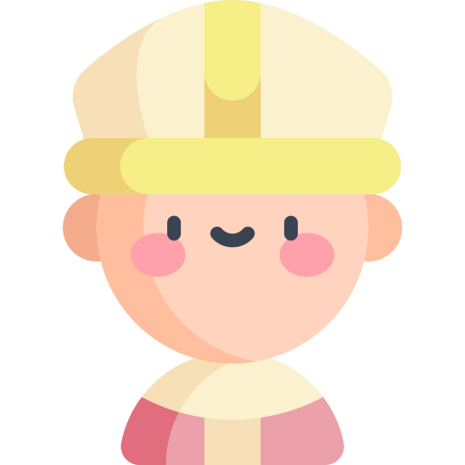 Pope Kawaii Flat icon