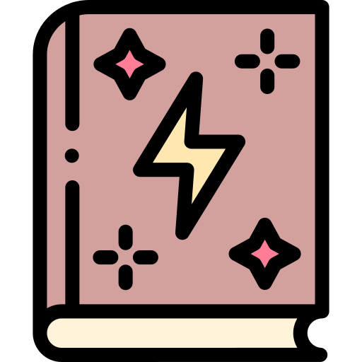 魔法の本 Detailed Rounded Lineal color icon